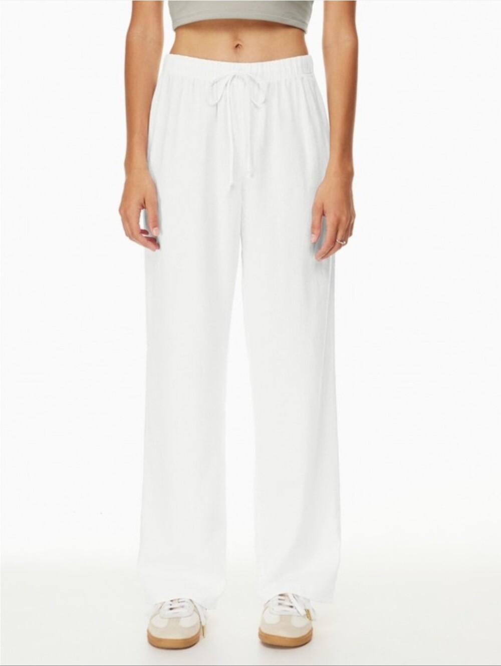 NWT Aritzia Wilfred Free Lodge Linen Blend Pant